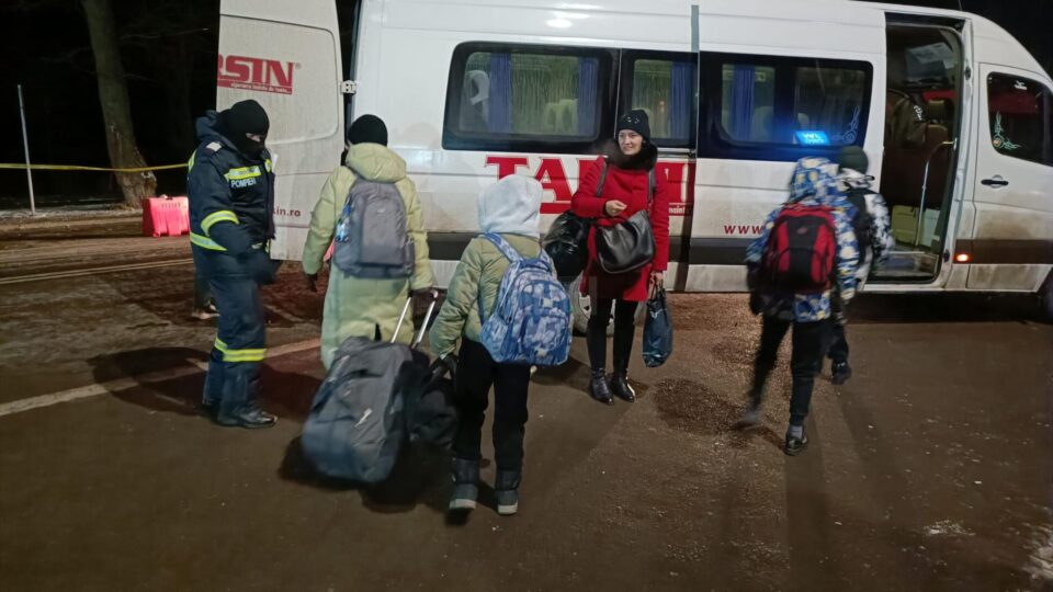 Doar puține persoane au trecut frontiera ucraineano-română