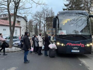Al șaptelea transport de persoane organizat de Uniunea Polonezilor din România pentru refugiații ucraineni
