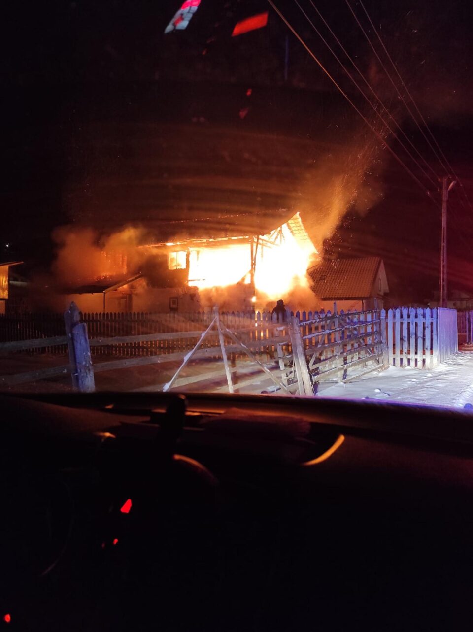 Incendiul din satul Coverca, comuna Panaci