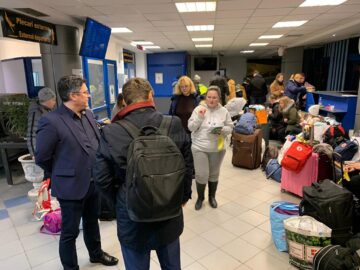 Al șaptelea transport de persoane organizat de Uniunea Polonezilor din România pentru refugiații ucraineni