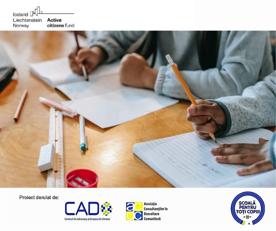 Prevenirea segregării în educație prin îmbunătățirea metodologiei de înscriere a copiilor în învățământul primar pentru anul școlar 2022-2023 Prevenirea segregării în educație prin îmbunătățirea metodologiei de înscriere a copiilor în învățământul primar pentru anul școlar 2022-2023