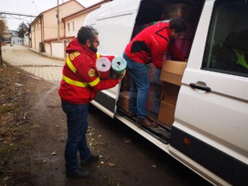 „Vă mulțumesc pentru ajutor! Ne vom aminti mereu de asta” este mesajul ucrainenilor sprijiniți de români