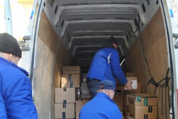 Colectă de ajutoare pentru refugiați, în cadrul USV