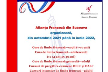 Un nou modul de cursuri de limba franceză destinat publicului larg, organizat de Alianța Franceză din Suceava