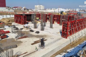 Ansamblul rezidențial de apartamente TWINS capătă contur, odată cu finalizarea primului nivel