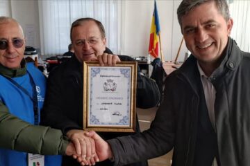 Gheorghe Flutur a primit titlul de membru de onoare al Asociației Românilor din Italia