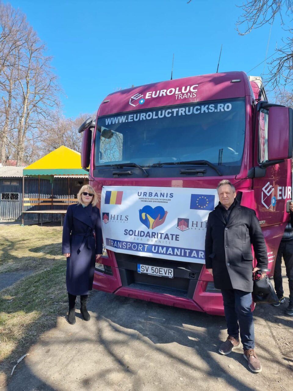 Un tir încărcat cu produse alimentare și produse de igienă a fost trimis la Centrul de Recuperare și Reabilitare Neuropsihiatrică Sasca Mică