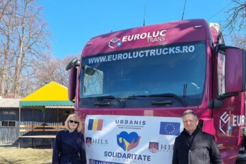 Un tir încărcat cu produse alimentare și produse de igienă a fost trimis la Centrul de Recuperare și Reabilitare Neuropsihiatrică Sasca Mică