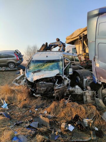 Accidentul s-a petrecut joi seara, pe DN 2E