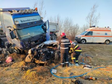 Accidentul s-a petrecut joi seara, pe DN 2E