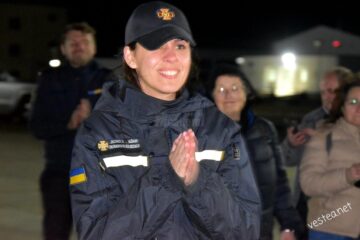 Alla Fedorchak, pompier militar din Ucraina
