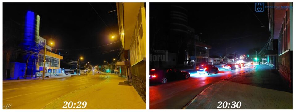 De Ora Pământului au fost stinse luminile sediului Primăriei Suceava din Areni