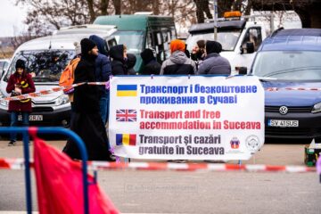 „Uniți pentru pace”, platformă lansată de Arhiepiscopia Sucevei și Rădăuților, pentru ajutorarea refugiaților din Ucraina. foto Arhiepiscopia Sucevei și Rădăuților