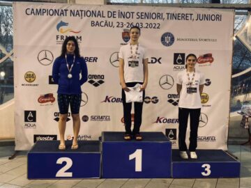 Înotătorii fălticeneni au obținut 23 de medalii și un nou record național la Campionatul Național de înot pentru seniori, tineret și juniori