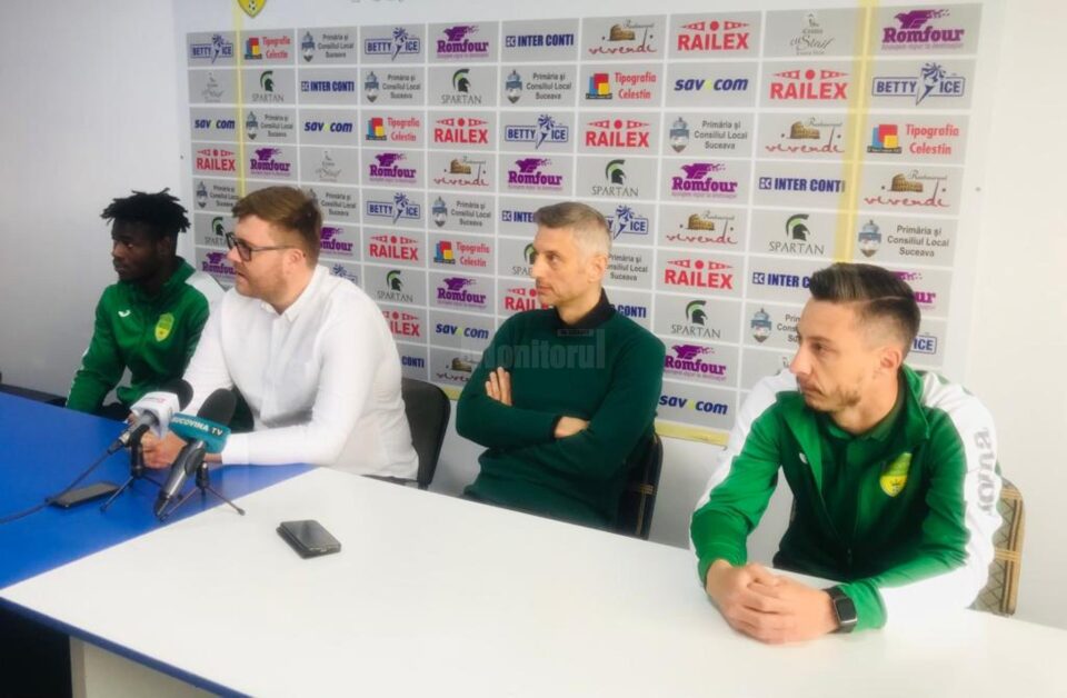 Foresta a organizat o conferinta de presa inainte de debutul in play-off