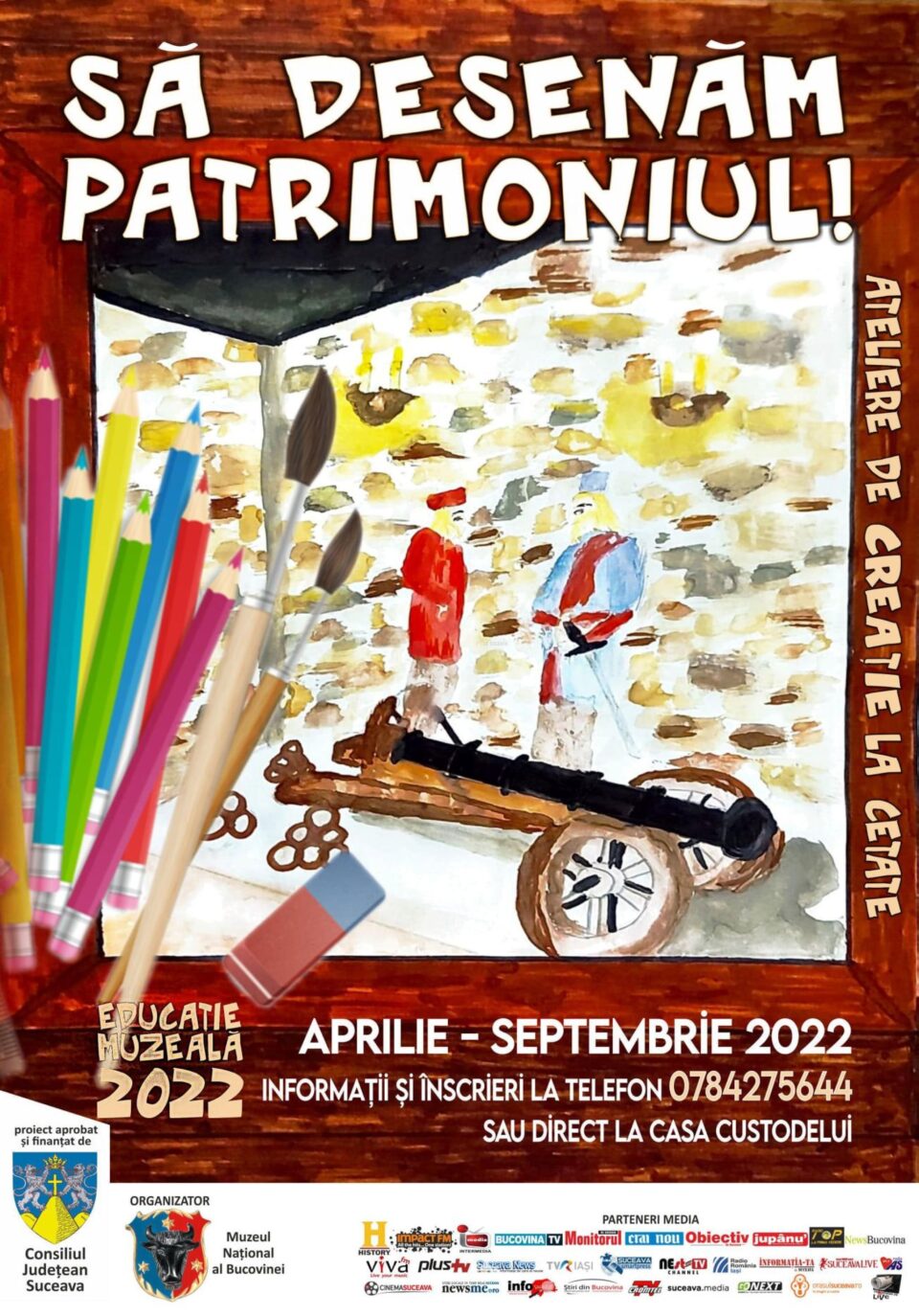 „Să desenăm patrimoniul!”, proiect educațional pentru copii