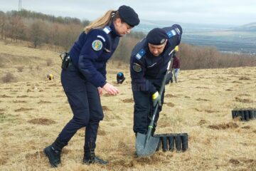 Jandarmii au ieșit, sâmbătă, din rutina zilnică