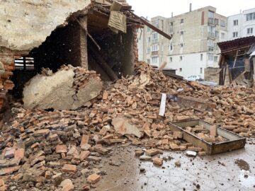 Clădirea de pe str. Mihai Eminescu. Foto: Radio Dorna