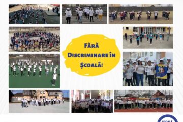 Peste 500 de elevi suceveni au participat la un Flash Mob, în cadrul proiectului „Școala pentru toți copiii!”