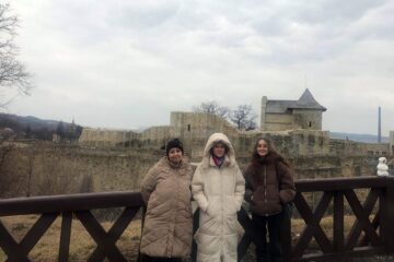 Ucrainence la Cetatea de Scaun Sursa FB Cetatea de Scaun a Sucevei