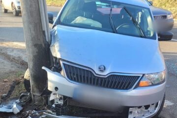 Accident rutier în zona Cetății de Scaun