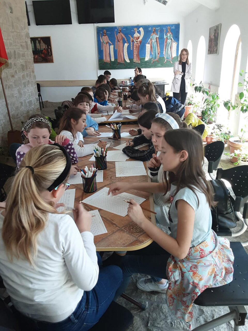 Educație muzeală la Ipotești Foto FB Muzeul de Istorie Suceava