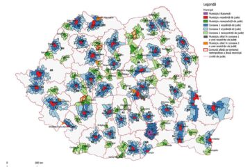 În județ vor funcționa cinci zone metropolitane