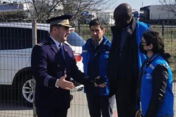 Înaltul Comisar Adjunct al Națiunilor Unite pentru operațiuni al UNHCR, Raouf Mazou, prezent în Vama Siret