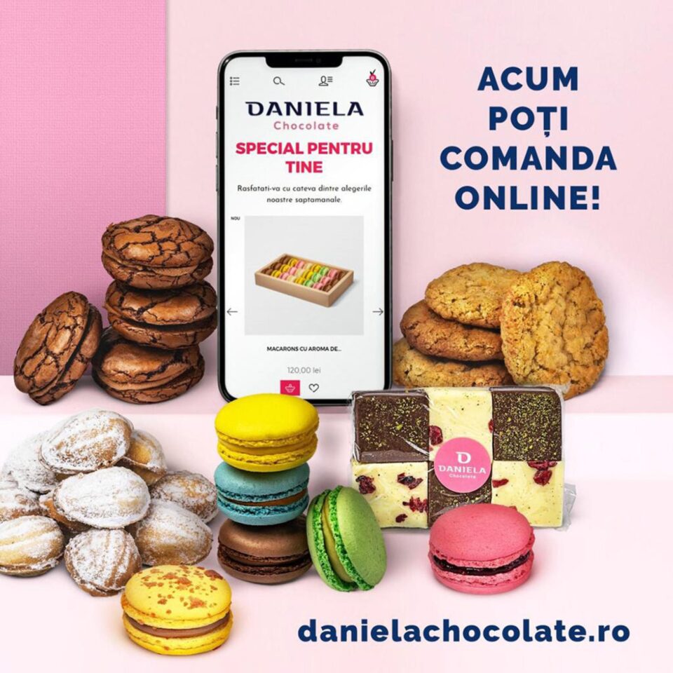 Danielachocolate.ro, noul magazin online de dulciuri și prăjituri, purtând semnătura renumitului cofetar