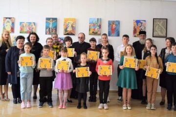 Copii și icoane. Flori sub Lumina Învierii