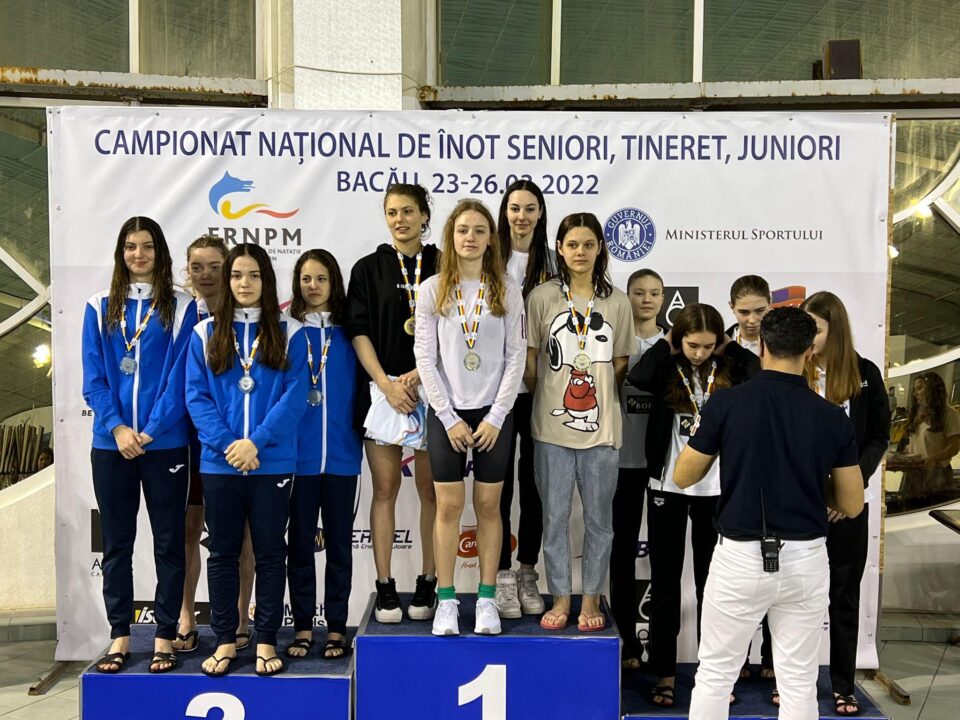 La Campionatul național de înot