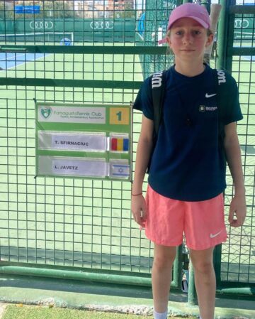 Teodora Sfîrnăciuc, în semifinalele Tennis Europe la simplu și la dublu