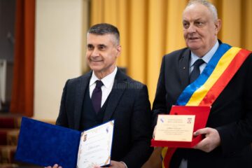 ES David Saranga și primarul Ioan Ghiață