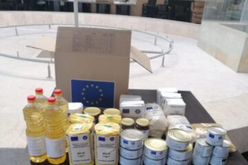 Pachetele cu produse alimentare de la UE au fost distribuite chiar înaintea sărbătorilor pascale