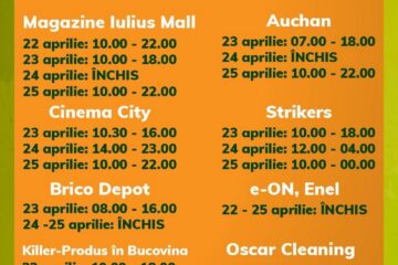Program special de sărbători al magazinelor din Iulius Mall Suceava