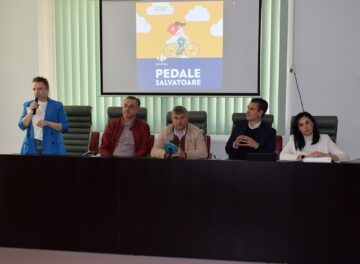 Asociația Pastel și Carrefour au oferit marți 31 de biciclete pentru cadre medicale de la Spitalul Municipal Fălticeni