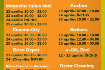 Program special de sărbători al magazinelor din Iulius Mall Suceava