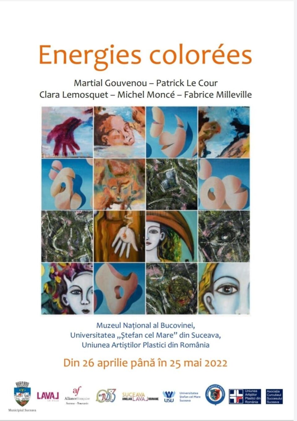 Expoziția „Energies colorées”/ „Energii colorate”, la Muzeul Național al Bucovinei Expoziția „Energies colorées”/ „Energii colorate”, la Muzeul Național al Bucovinei
