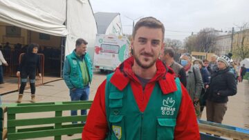 Israel Galvis, tânărul spaniol care face voluntariat la Cernăuți de la începutul războiului