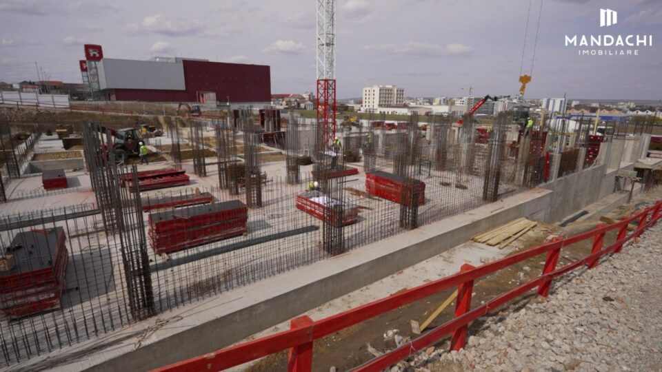 Lucrările de construire a ansamblului rezidențial de apartamente MANDACHI TWINS