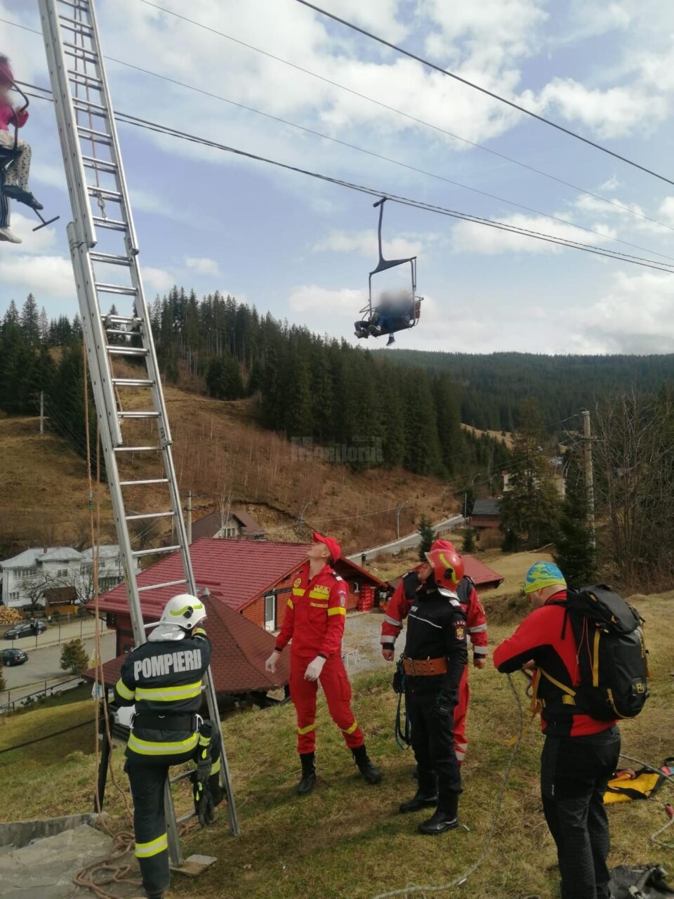 Un nou incident la Telescaunul Vatra Dornei