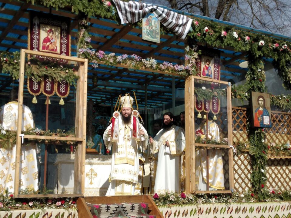 Hram la Voroneț, în a treia zi după Învierea Domnului