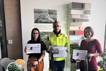 Angajații care au adus la reciclare cele mai multe deșeuri au fost premiați cu trei premii în produse și vouchere