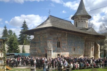Hram la Voroneț, în a treia zi după Învierea Domnului