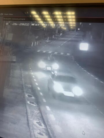 Filmările de pe camerele de supraveghere arată că a existat o urmărire între Audi și BMW