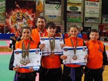 Medalii pentru sportivii fălticeneni la Campionatul Mondial Qwan ki do, copii și juniori intercluburi