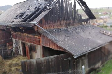 Incendiu la Gainesti