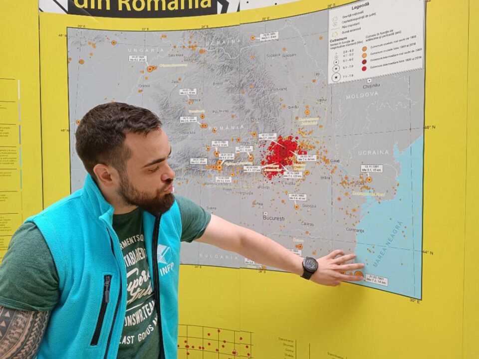Zone seismice din Romania prezentate de cercetătorul Eduard Năstase