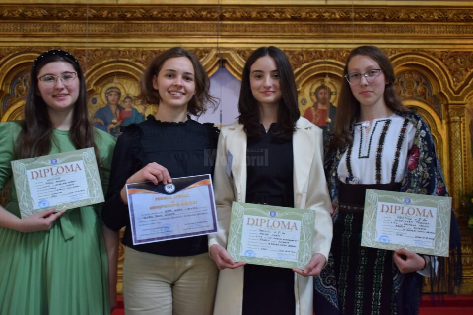 Elevi suceveni, premiați la Olimpiada națională de religie, cultul ortodox