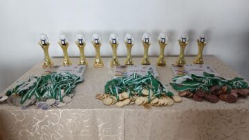 Cupe și medalii pentru cei mai buni sportivi